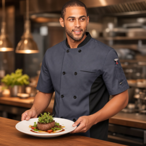 Men’s Short Sleeve Chef Coat
